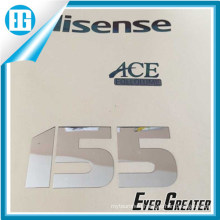 OEM Service Chrome Electroform Stickers